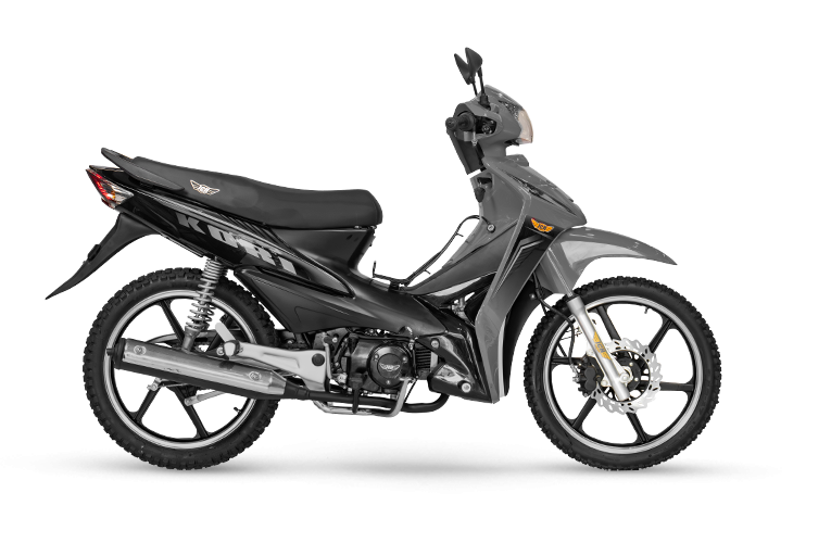moto cub KORI 110 color gris