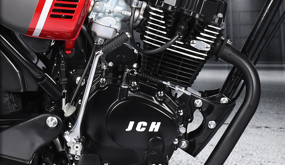 La Moto utilitaria CG 125 cuenta con un motor potente