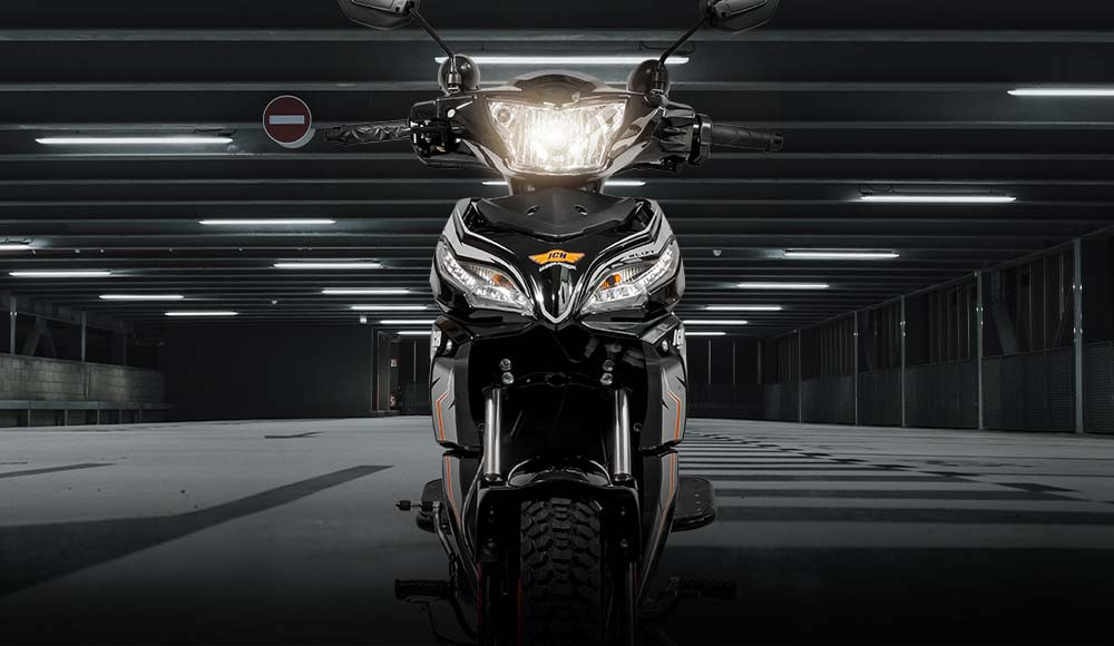 Moto cub BLIZT 125 detalle frontal
