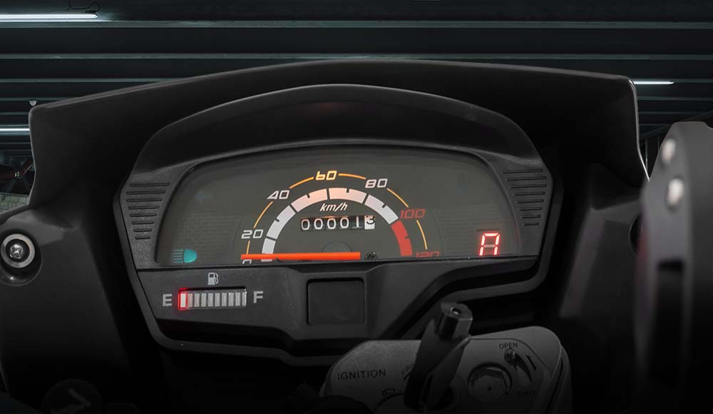 Moto todo terreno MRX 200 PLUS parte del tablero