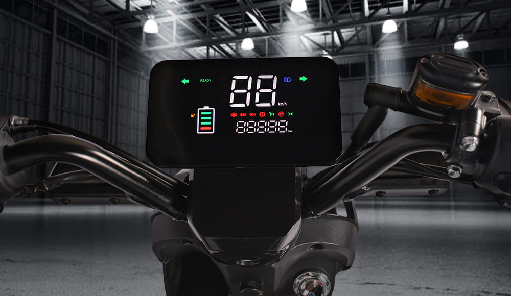 Moto electrica MY1 cuenta con un tablero 100% digital