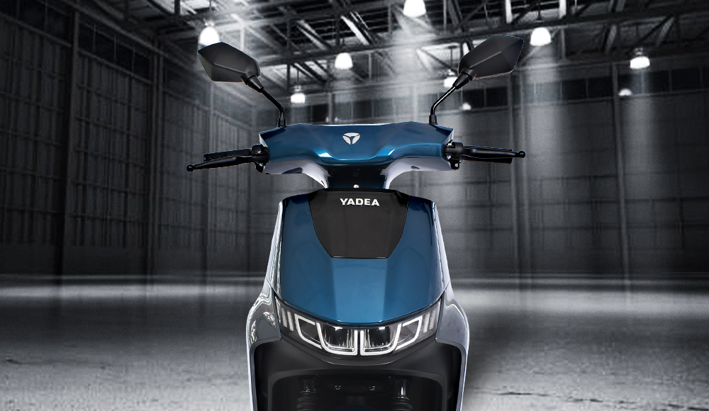Moto electrica T9 cuenta con una parte frontal futurista