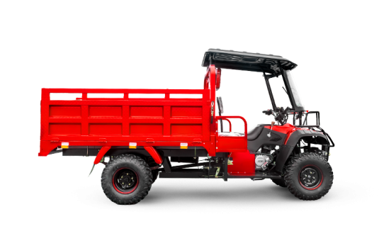 Moto carguero POWER ATV 350 color rojo