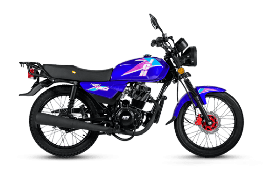 Moto Utilitaria WORK 150 color negro con azul
