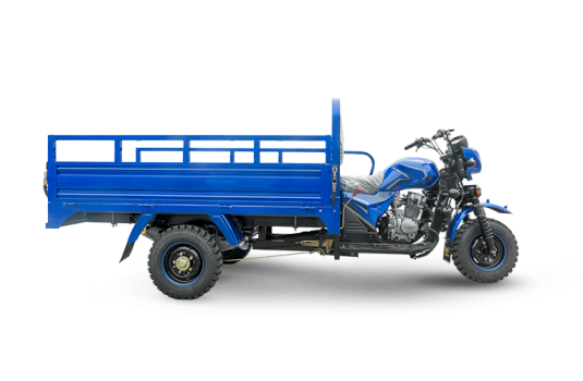 Moto carguero JCH 250E de color azul
