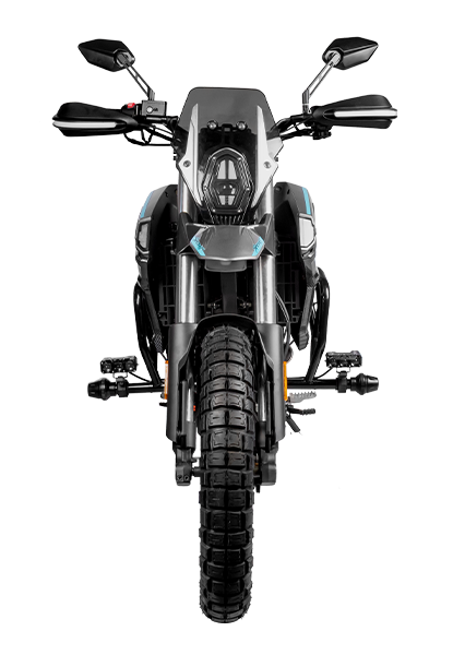 moto adventure DISCOVERY 300 posicion frontal