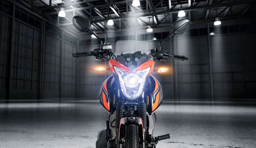 Frontal con luz led de la Moto  Utilitaria RAPID 150