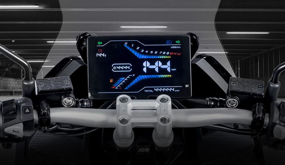 Moto Scooter NEW STREET 175 detalle del tablero