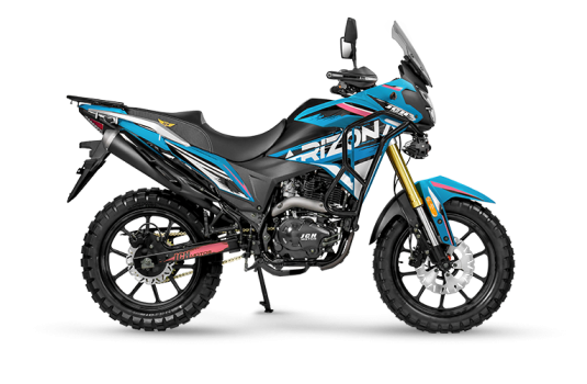 moto adventure arizona 300 color azul